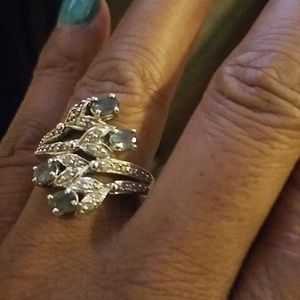 14kt Alexandrite & diamond Ring